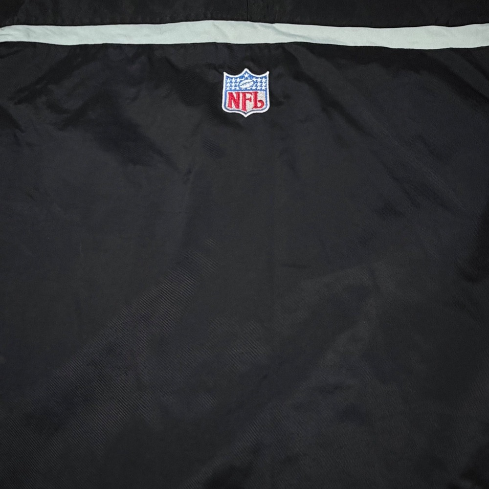 Las Vegas/Oakland Raiders Mens Medium M Jacket Full Zip Black NFL Team Apparel - Picture 4 of 5